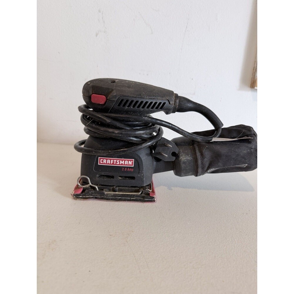 Pre-owned Tested Craftsman 315.116070 1.8A 14,000 OPM 1/4 Sheet Finishing Sander